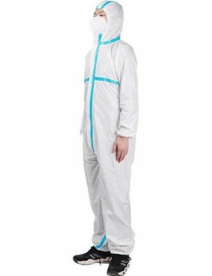 China Waterproof disposable medical use protective clothing, microporous coverall and isolation pp gown for sale