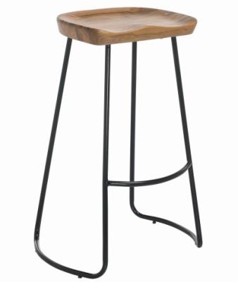 China Eco-friendly Modern Wooden Bar Chair Rattan Wooden Bar Chair for sale