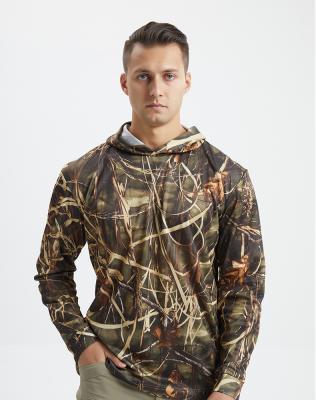 China Anti-wrinkle Quick Dry Tactical Camouflage T-shirt Men Outdoor Long Sleeve Hunting Tops Combat T Shirts for sale