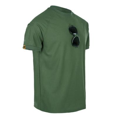 China Anti-wrinkle Summer Men Cotton T-shirt Men Quick Dry Tees Breathable Tactical Training Combat Short Sleeve Shirt for sale