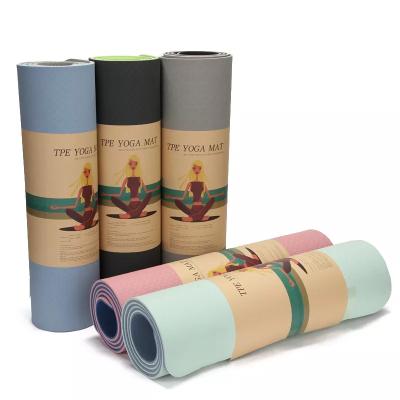 China Wholesale Durable Washable Waterproof Anti-Slip Custom Design Eco-friendly Printing PU Natural Rubber High Foaming Tape Yoga Mat for sale