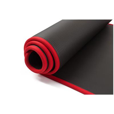 China Wholesale Customized Size Washable Waterproof Durable Anti-Slip Color 8mm Thickness Pilates Exercise Shaping NBR Yoga Mat for sale