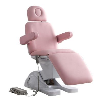 China Modern professional facial ENT chair pink clinic massage table spa salon electric beauty bed for sale