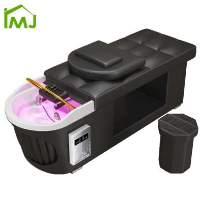 China Factory modern hydrotherapy massage table fumigation water shampoo circulation bed for sale