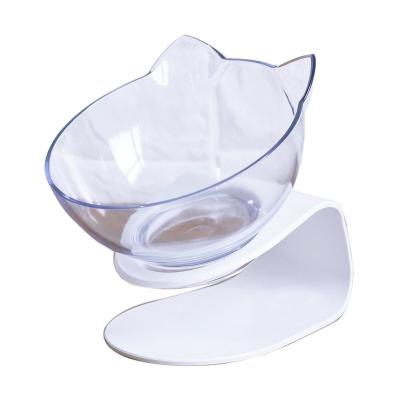 China Stocked High and Sloped Neck Protector Cat Bowl-Single Bowl for sale