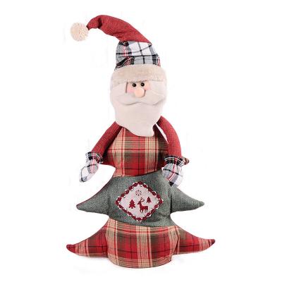 China Christamas Home Decoration Customize Design Christmas Plush Toys Kids Christmas Gift Christmas Decorations for sale