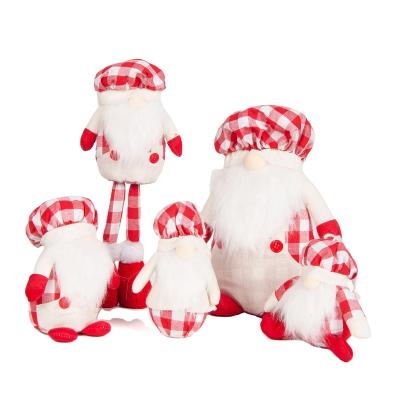 China Custom Short Plush Christmas Plush Toys Children's Christmas Gift Interior Decorations for sale