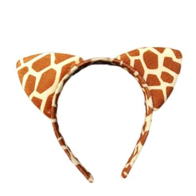 China Washable Plush Hairband Headband Baby Girl Baby Animal Kids COSTUME Hair Accessories Cosplay Plush Gift for sale