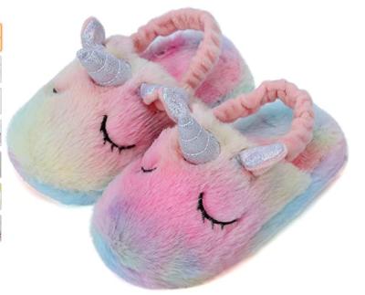 China Cute Cartoon Slippers Plush Slippers Lightweight Animal Plush Slippers for sale