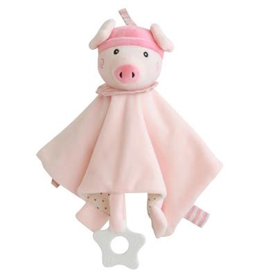 China Lovely Kids Toy Gift Wholesale Baby Comforter Plush Toys For Children for sale