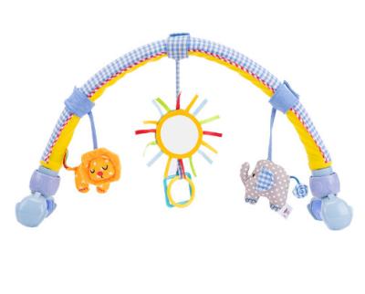 China Safety 0-12 Months Toddler Infant Crib Stroller Hanging Toy Lovely Cartoon Dolls Plush Musical Adjustable Crib for sale