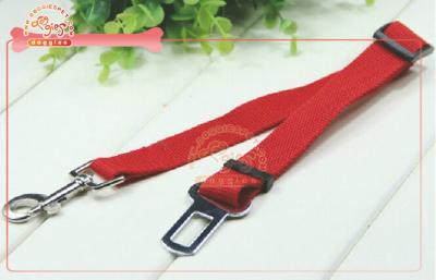 China Multifunction Nylon Dog Lead With Pet Adjustable Car Vehicle Auto Seat Safety Belts for sale