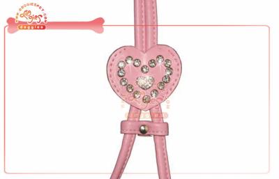 China Sparkling Heart Charms Step In Harness with Detachable leash for sale