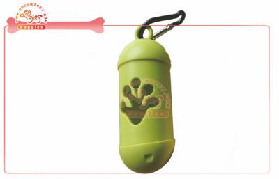 China 100% Virgin HDPE Capsule Style Pet Poop Bag Dispenser With Eco Friendly Bags for sale