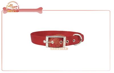 China Washable Designer Jacquard Nylon Choke Collar For Small Medium Breeds for sale