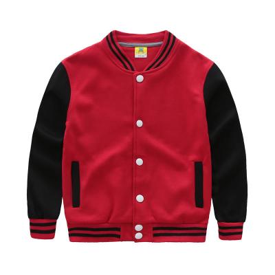 China Antibacterial children in the baseball uniform jacket of kinds of high quality school uniforms for sale