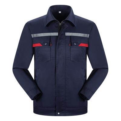 China Wholesale Customized Breathable 100% Logo Workwear Cotton Twill Jacket for sale