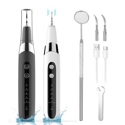 China 2022 Refillable Teeth Scraper Plaque Tartar Remover New Beauty Product Ideas Cleaning Tools Electric Dental Calculus Remover Dental Calculus Remover for sale