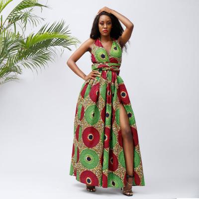 China Other African Print Dress Women Maxi Dress Hot Selling Fashion Ankara Women Infinity Dress for sale