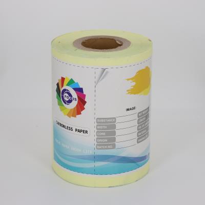 China 55gsm papel de copia sin carbono de los CB CFB que imprime la copia auto el 11in impresora sin carbono de 2 porciones en venta