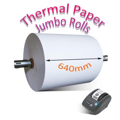 Китай Oil Resistant Jumbo Thermal Paper Roll 3 1/8 Inch Diameter For Clear And Crisp Printing продается