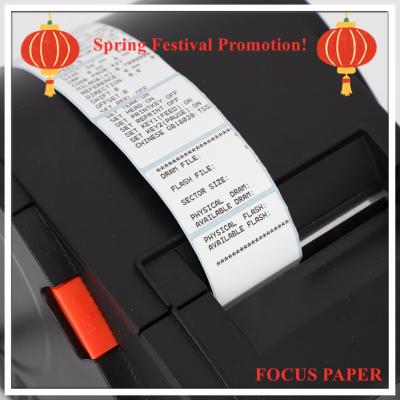 Китай 844mm Width Jumbo Thermal Paper Roll For Oil Resistant Barcode Printing продается