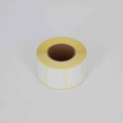 Chine imprimante thermique auto-adhésive Sticker Roll 50gsm de 80×80mm de petit pain thermique de papier pour étiquettes à vendre