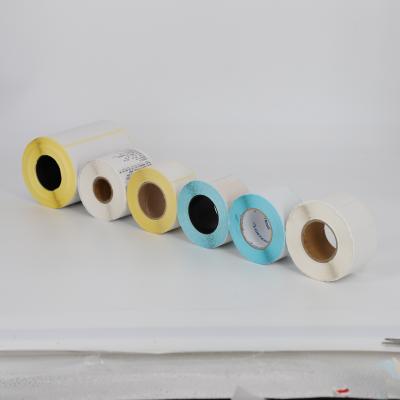 Cina Rotolo termico libero 58mm di carta termici x 40mm dell'autoadesivo dell'etichetta 75GSM di BPA per la caffetteria in vendita