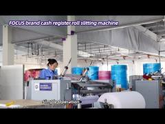 FOCUS Brand Cash Register Roll Slitting Machine 35-100m/min