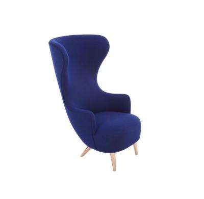 China Modern Wingback Chair in Velvet Fabric Furniture / Hotel Project / Waiting Chair for sale