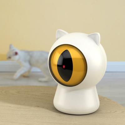 China Automatic Cat Laser Toy Automatic toy Pointer  Indoor cat/dog/puppy interactive Pointer  toy Lovely cat shape Interact with manual mode for sale