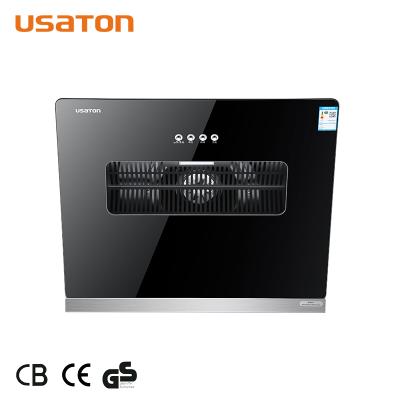 China Household Fashion High Power Chain Hood High Quality Tempered Glass Wall Mounted Kitchen Extractor Hood for sale