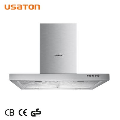 China Household 600mm Wall Mounted White Stainless Steel Downdraft Range Hoods And Mighty Cooker Hood for sale