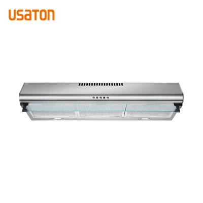 China Reasonable Prices Household Fireplace Conventional 3 Speed ​​Push Button Kitchen Cooker Hood Stainless Steel for sale