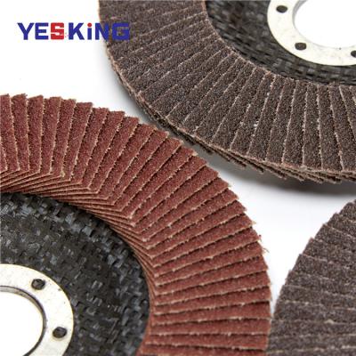 China Custom Logo 2021 Aluminum Calcium Oxide Fin Abrasive Disc Fin Polishing Wheel For Metal Polishing for sale