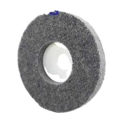 China 5p Sanding Disc Nylon Red Abrasive Fiber Grinder Hardness 100mm Angle Polishing Buffing Polishing Wheel for sale