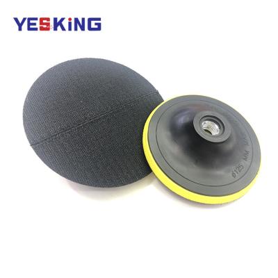 China Durable Auto Detailing Cleaning Waxing Car Polish Protector Flexible Rubber Sponge Corner Grinder Car Polish Pad for sale