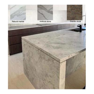 China Durable Wholesale Island Used Marble Stone Quartz Granite Kitchen Countertops for sale