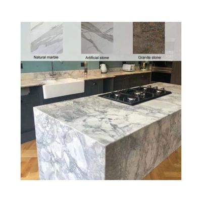 China Durable Kitchen Top Quartz Slab Natural Artificial Marble Stone Countertops for sale