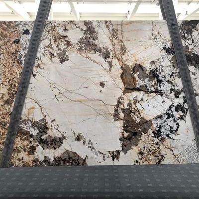 China Fast Production Natural Granite Stone Brazil Patagonia Luxury Polished Slabs For Best Price for sale