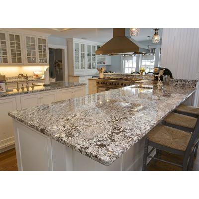 China Easy To Clean Vanity Top Polish Stone Marble Granite Laminate Kitchen Countertop for sale