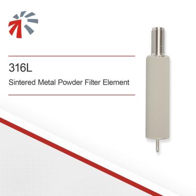 China 316L aço inoxidável pó de metal sinterizado elemento de filtro resistência à pressão 1,5MPa à venda