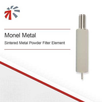 China Monel Metal aço inoxidável sinterizado elemento de filtro de pó metálico conector personalizado à venda