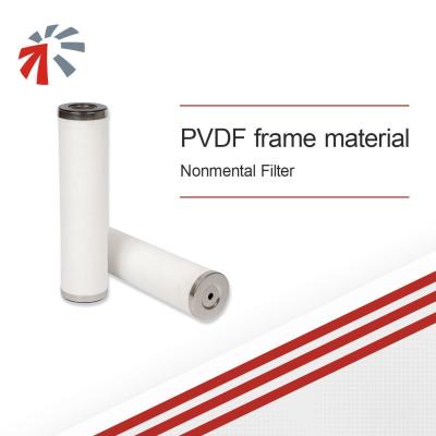 China C/185°F Elemento de filtro de membrana de PTFE para filtro no metálico Función de material de marco PVDF en venta