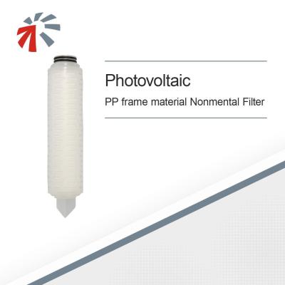 China PTFE Filtration Material Nonmental Filter Element for Photovoltaic PP Frame Material for sale