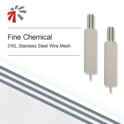 Chine Élément filtrant de treillis métallique à haute fluidité 316L frayé pour une purification chimique fine à vendre