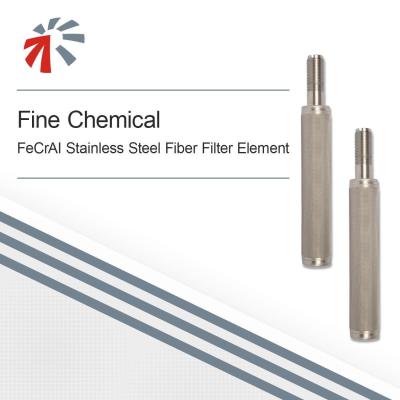 China 304 Fecrai Metallfaserfilter für Feinchemie in der chemischen Industrie zu verkaufen