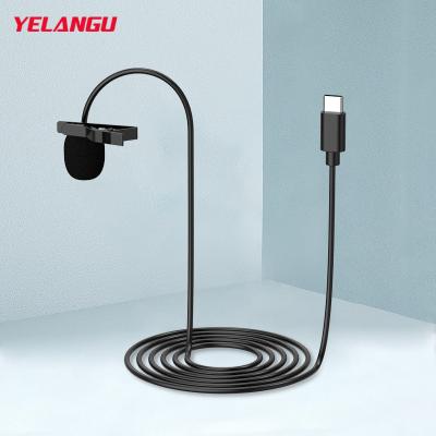 China Lavalier Microphone YELANGU MY2-C Lavalier Microphone Directivity Cable Length 2.5m Omnidirectional High Sensitivity Mini Microphone for sale