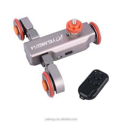 China Support YELANGU Camera Table Autodolly DSLR Motorized Slider for Camera and Smartphone for sale