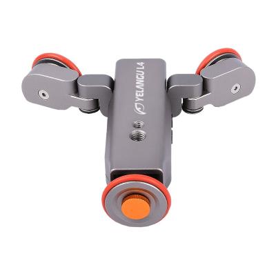 China Support Electric Camera YELANGU Autodolly Track Slider with Remote for DSLR Camera and Smartphone, Three Speed-Gray for sale